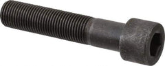 Made in USA - 1/2-20 UNF Hex Socket Drive, Socket Cap Screw - Alloy Steel, Black Oxide Finish, Partially Threaded, 2-1/2" Length Under Head - Industrial Tool & Supply
