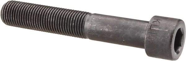 Made in USA - 1/2-20 UNF Hex Socket Drive, Socket Cap Screw - Alloy Steel, Black Oxide Finish, Partially Threaded, 3" Length Under Head - Industrial Tool & Supply