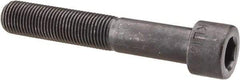 Made in USA - 1/2-20 UNF Hex Socket Drive, Socket Cap Screw - Alloy Steel, Black Oxide Finish, Partially Threaded, 3" Length Under Head - Industrial Tool & Supply