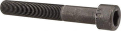Made in USA - 1/2-20 UNF Hex Socket Drive, Socket Cap Screw - Alloy Steel, Black Oxide Finish, Partially Threaded, 3-1/2" Length Under Head - Industrial Tool & Supply