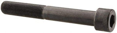 Made in USA - 1/2-20 UNF Hex Socket Drive, Socket Cap Screw - Alloy Steel, Black Oxide Finish, Partially Threaded, 3-3/4" Length Under Head - Industrial Tool & Supply