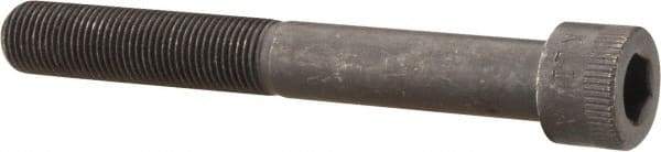 Made in USA - 1/2-20 UNF Hex Socket Drive, Socket Cap Screw - Alloy Steel, Black Oxide Finish, Partially Threaded, 4" Length Under Head - Industrial Tool & Supply