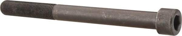Made in USA - 1/2-20 UNF Hex Socket Drive, Socket Cap Screw - Alloy Steel, Black Oxide Finish, Partially Threaded, 5-1/2" Length Under Head - Industrial Tool & Supply