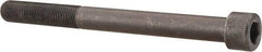 Made in USA - 1/2-20 UNF Hex Socket Drive, Socket Cap Screw - Alloy Steel, Black Oxide Finish, Partially Threaded, 5-1/2" Length Under Head - Industrial Tool & Supply