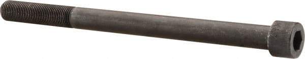 Made in USA - 1/2-20 UNF Hex Socket Drive, Socket Cap Screw - Alloy Steel, Black Oxide Finish, Partially Threaded, 7" Length Under Head - Industrial Tool & Supply