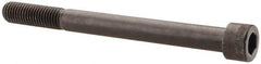 Made in USA - 5/8-11 UNC Hex Socket Drive, Socket Cap Screw - Alloy Steel, Black Oxide Finish, Partially Threaded, 7" Length Under Head - Industrial Tool & Supply