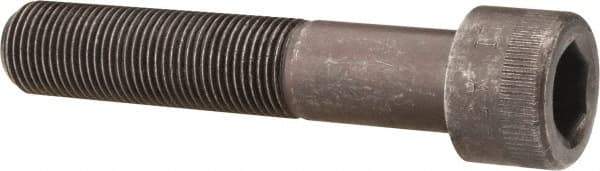 Made in USA - 5/8-18 UNF Hex Socket Drive, Socket Cap Screw - Alloy Steel, Black Oxide Finish, Partially Threaded, 3-1/4" Length Under Head - Industrial Tool & Supply