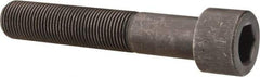 Made in USA - 5/8-18 UNF Hex Socket Drive, Socket Cap Screw - Alloy Steel, Black Oxide Finish, Partially Threaded, 3-1/2" Length Under Head - Industrial Tool & Supply