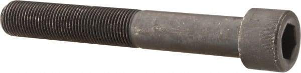 Made in USA - 5/8-18 UNF Hex Socket Drive, Socket Cap Screw - Alloy Steel, Black Oxide Finish, Partially Threaded, 4-1/2" Length Under Head - Industrial Tool & Supply