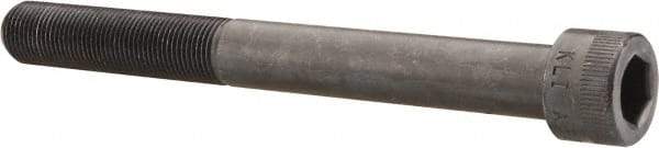 Made in USA - 5/8-18 UNF Hex Socket Drive, Socket Cap Screw - Alloy Steel, Black Oxide Finish, Partially Threaded, 6" Length Under Head - Industrial Tool & Supply