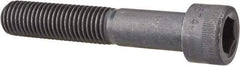 Made in USA - 3/4-10 UNC Hex Socket Drive, Socket Cap Screw - Alloy Steel, Black Oxide Finish, Partially Threaded, 4-1/4" Length Under Head - Industrial Tool & Supply