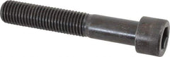 Made in USA - 3/4-10 UNC Hex Socket Drive, Socket Cap Screw - Alloy Steel, Black Oxide Finish, Partially Threaded, 4-1/2" Length Under Head - Industrial Tool & Supply