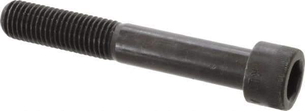 Made in USA - 3/4-10 UNC Hex Socket Drive, Socket Cap Screw - Alloy Steel, Black Oxide Finish, Partially Threaded, 5" Length Under Head - Industrial Tool & Supply