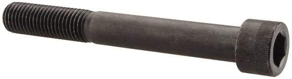 Made in USA - 3/4-10 UNC Hex Socket Drive, Socket Cap Screw - Alloy Steel, Black Oxide Finish, Partially Threaded, 6" Length Under Head - Industrial Tool & Supply