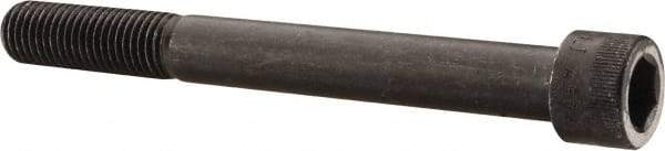 Made in USA - 3/4-10 UNC Hex Socket Drive, Socket Cap Screw - Alloy Steel, Black Oxide Finish, Partially Threaded, 7" Length Under Head - Industrial Tool & Supply