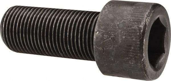 Made in USA - 3/4-16 UNF Hex Socket Drive, Socket Cap Screw - Alloy Steel, Black Oxide Finish, Fully Threaded, 1-3/4" Length Under Head - Industrial Tool & Supply