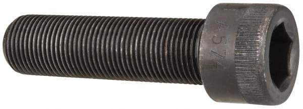 Made in USA - 3/4-16 UNF Hex Socket Drive, Socket Cap Screw - Alloy Steel, Black Oxide Finish, Fully Threaded, 2-3/4" Length Under Head - Industrial Tool & Supply