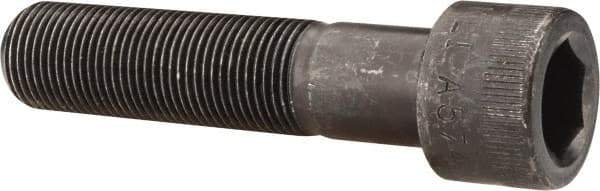 Made in USA - 3/4-16 UNF Hex Socket Drive, Socket Cap Screw - Alloy Steel, Black Oxide Finish, Partially Threaded, 3-1/4" Length Under Head - Industrial Tool & Supply