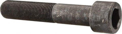 Made in USA - 3/4-16 UNF Hex Socket Drive, Socket Cap Screw - Alloy Steel, Black Oxide Finish, Partially Threaded, 4" Length Under Head - Industrial Tool & Supply