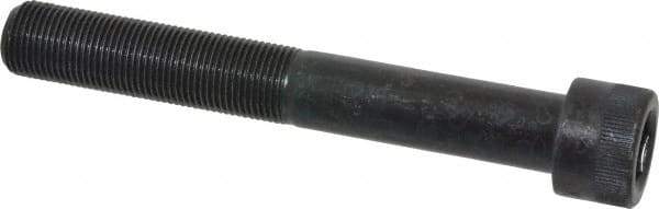 Made in USA - 3/4-16 UNF Hex Socket Drive, Socket Cap Screw - Alloy Steel, Black Oxide Finish, Partially Threaded, 5-1/2" Length Under Head - Industrial Tool & Supply