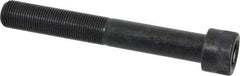 Made in USA - 3/4-16 UNF Hex Socket Drive, Socket Cap Screw - Alloy Steel, Black Oxide Finish, Partially Threaded, 5-1/2" Length Under Head - Industrial Tool & Supply