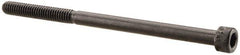 Made in USA - #8-32 UNC Hex Socket Drive, Socket Cap Screw - Alloy Steel, Black Oxide Finish, Partially Threaded, 2-3/4" Length Under Head - Industrial Tool & Supply