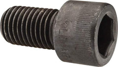 Made in USA - 7/8-9 UNC Hex Socket Drive, Socket Cap Screw - Alloy Steel, Black Oxide Finish, Fully Threaded, 1-1/2" Length Under Head - Industrial Tool & Supply