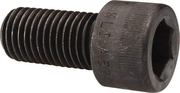 Made in USA - 7/8-9 UNC Hex Socket Drive, Socket Cap Screw - Alloy Steel, Black Oxide Finish, Fully Threaded, 1-3/4" Length Under Head - Industrial Tool & Supply