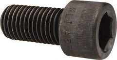 Made in USA - 7/8-9 UNC Hex Socket Drive, Socket Cap Screw - Alloy Steel, Black Oxide Finish, Fully Threaded, 1-3/4" Length Under Head - Industrial Tool & Supply