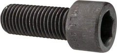 Made in USA - 7/8-9 UNC Hex Socket Drive, Socket Cap Screw - Alloy Steel, Black Oxide Finish, Fully Threaded, 2-1/4" Length Under Head - Industrial Tool & Supply
