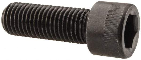 Made in USA - 7/8-9 UNC Hex Socket Drive, Socket Cap Screw - Alloy Steel, Black Oxide Finish, Fully Threaded, 2-1/2" Length Under Head - Industrial Tool & Supply