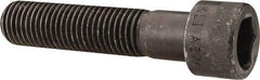 Made in USA - 7/8-9 UNC Hex Socket Drive, Socket Cap Screw - Alloy Steel, Black Oxide Finish, Partially Threaded, 4" Length Under Head - Industrial Tool & Supply
