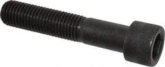 Made in USA - 7/8-9 UNC Hex Socket Drive, Socket Cap Screw - Alloy Steel, Black Oxide Finish, Partially Threaded, 4-1/2" Length Under Head - Industrial Tool & Supply
