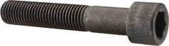 Made in USA - 7/8-9 UNC Hex Socket Drive, Socket Cap Screw - Alloy Steel, Black Oxide Finish, Partially Threaded, 5" Length Under Head - Industrial Tool & Supply