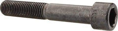 Made in USA - 7/8-9 UNC Hex Socket Drive, Socket Cap Screw - Alloy Steel, Black Oxide Finish, Partially Threaded, 5-1/2" Length Under Head - Industrial Tool & Supply