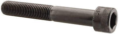 Made in USA - 7/8-9 UNC Hex Socket Drive, Socket Cap Screw - Alloy Steel, Black Oxide Finish, Partially Threaded, 6" Length Under Head - Industrial Tool & Supply