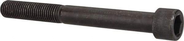 Made in USA - 7/8-9 UNC Hex Socket Drive, Socket Cap Screw - Alloy Steel, Black Oxide Finish, Partially Threaded, 8" Length Under Head - Industrial Tool & Supply