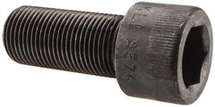 Made in USA - 7/8-14 UNF Hex Socket Drive, Socket Cap Screw - Alloy Steel, Black Oxide Finish, Partially Threaded, 2" Length Under Head - Industrial Tool & Supply