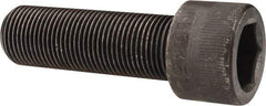 Made in USA - 7/8-14 UNF Hex Socket Drive, Socket Cap Screw - Alloy Steel, Black Oxide Finish, Fully Threaded, 2-3/4" Length Under Head - Industrial Tool & Supply