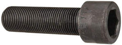 Made in USA - 7/8-14 UNF Hex Socket Drive, Socket Cap Screw - Alloy Steel, Black Oxide Finish, Fully Threaded, 3" Length Under Head - Industrial Tool & Supply