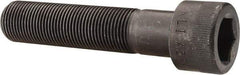 Made in USA - 7/8-14 UNF Hex Socket Drive, Socket Cap Screw - Alloy Steel, Black Oxide Finish, Partially Threaded, 4" Length Under Head - Industrial Tool & Supply