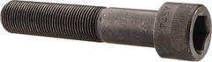 Made in USA - 7/8-14 UNF Hex Socket Drive, Socket Cap Screw - Alloy Steel, Black Oxide Finish, Partially Threaded, 4-1/2" Length Under Head - Industrial Tool & Supply