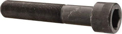 Made in USA - 7/8-14 UNF Hex Socket Drive, Socket Cap Screw - Alloy Steel, Black Oxide Finish, Partially Threaded, 5" Length Under Head - Industrial Tool & Supply