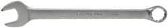 Paramount - 25mm 12 Point Combination Wrench - 13-11/32" OAL, Chrome Vanadium Steel, Satin Finish - Industrial Tool & Supply