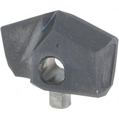 Guhring - Series 4112, 1/2" Diam Grade DK460UF Replaceable Drill Tip - Carbide, Nano-FIREX Finish, 125 Seat Size - Industrial Tool & Supply