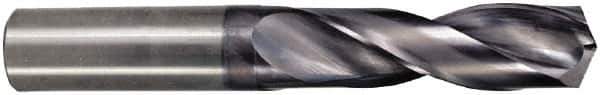 M.A. Ford - 7.2mm 142° Spiral Flute Solid Carbide Screw Machine Drill Bit - ALtima Finish, Right Hand Cut, 38mm Flute Length, 82mm OAL, Straight Shank - Industrial Tool & Supply