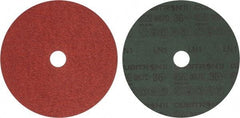 3M - 7" Diam 7/8" Hole 36 Grit Fiber Disc - Very Coarse Grade, Ceramic, 8,600 Max RPM, Series 987C - Industrial Tool & Supply
