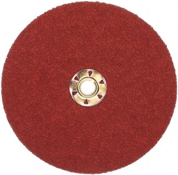 3M - 7" Diam 36 Grit Fiber Disc - Very Coarse Grade, Ceramic, 8,600 Max RPM, Series 987C - Industrial Tool & Supply