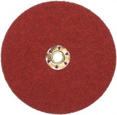 3M - 7" Diam 36 Grit Fiber Disc - Very Coarse Grade, Ceramic, 8,600 Max RPM, Series 987C - Industrial Tool & Supply