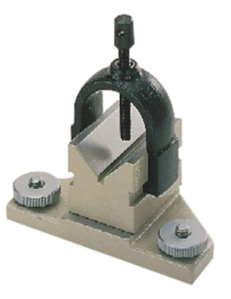 Mitutoyo - Microscope V-Block with Clamp - Use with Mitutoyo Series 176 Toolmaker's Microscopes - Industrial Tool & Supply